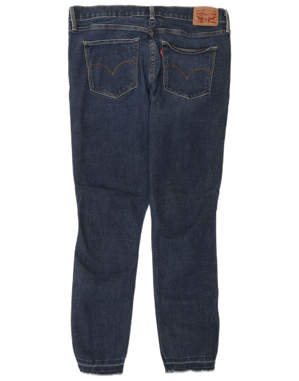 Levi's Womens 311 Distressed Shaping Skinny Jeans W31 L30 Blue Cotton