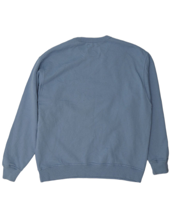 Champion Herre Grafisk Sweatshirt Jumper XL Blå