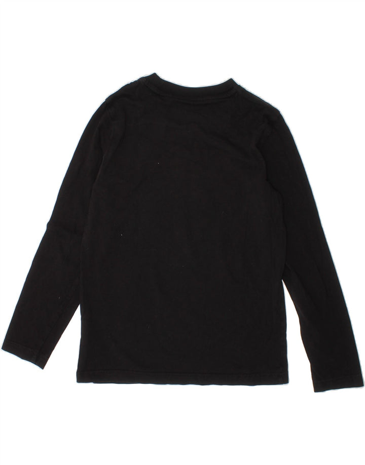PUMA Boys Graphic Top Long Sleeve 9-10 Years Black Cotton Vintage Puma and Second-Hand Puma from Messina Hembry 