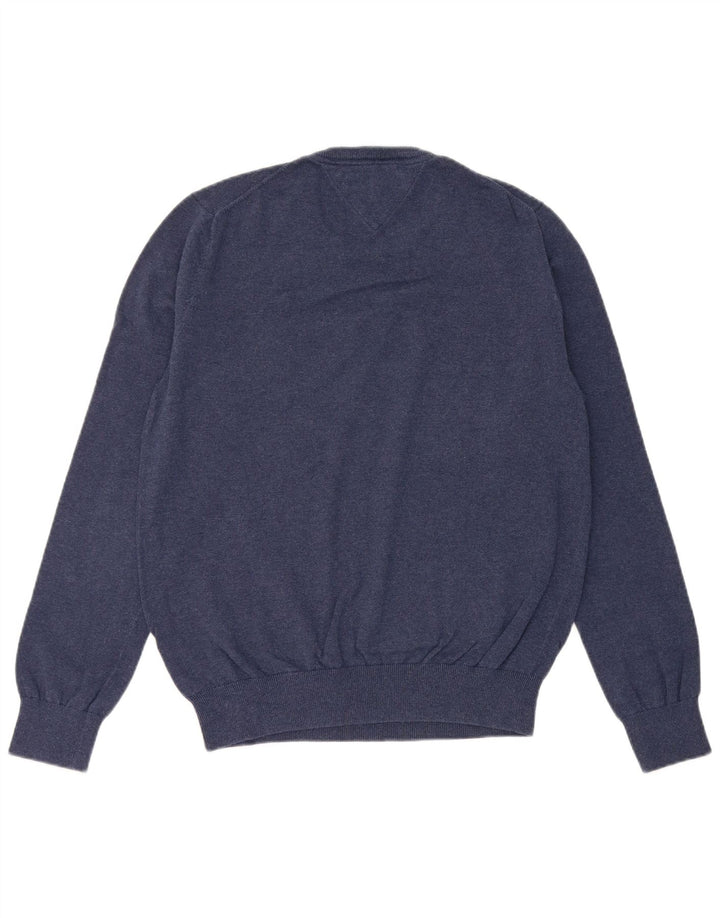 Tommy Hilfiger Herre Crew Neck sweater Medium Navy Blue Bomuld