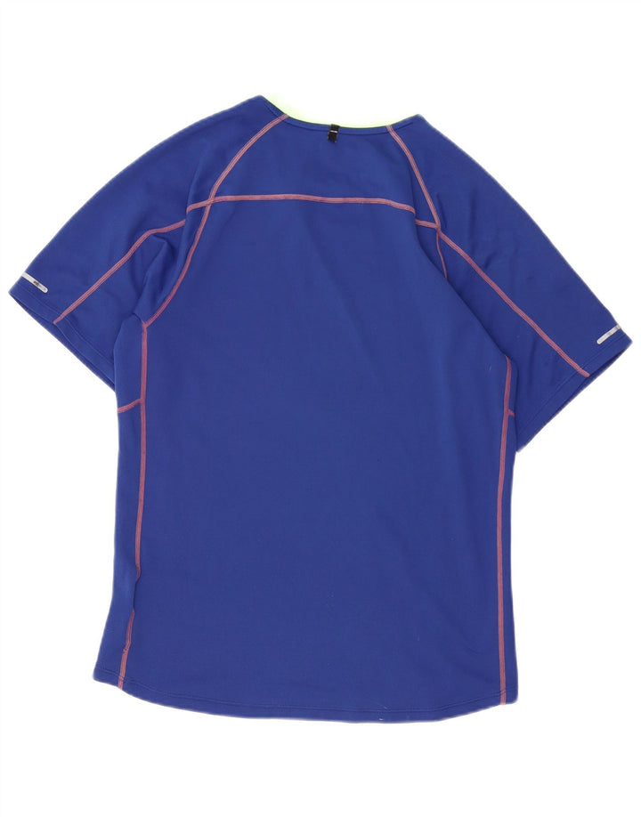 NIKE Dri Fit T-shirt top lille blå polyester