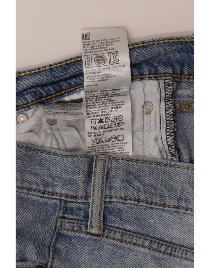 Levi's Herre 502 Slim Tapered Jeans W33 L30 Blå Bomuld