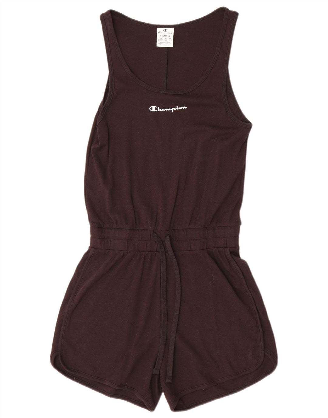 Champion Dame Ærmeløs Playsuit UK 6 XS Sort