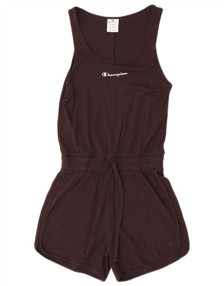 Champion Dame Ærmeløs Playsuit UK 6 XS Sort