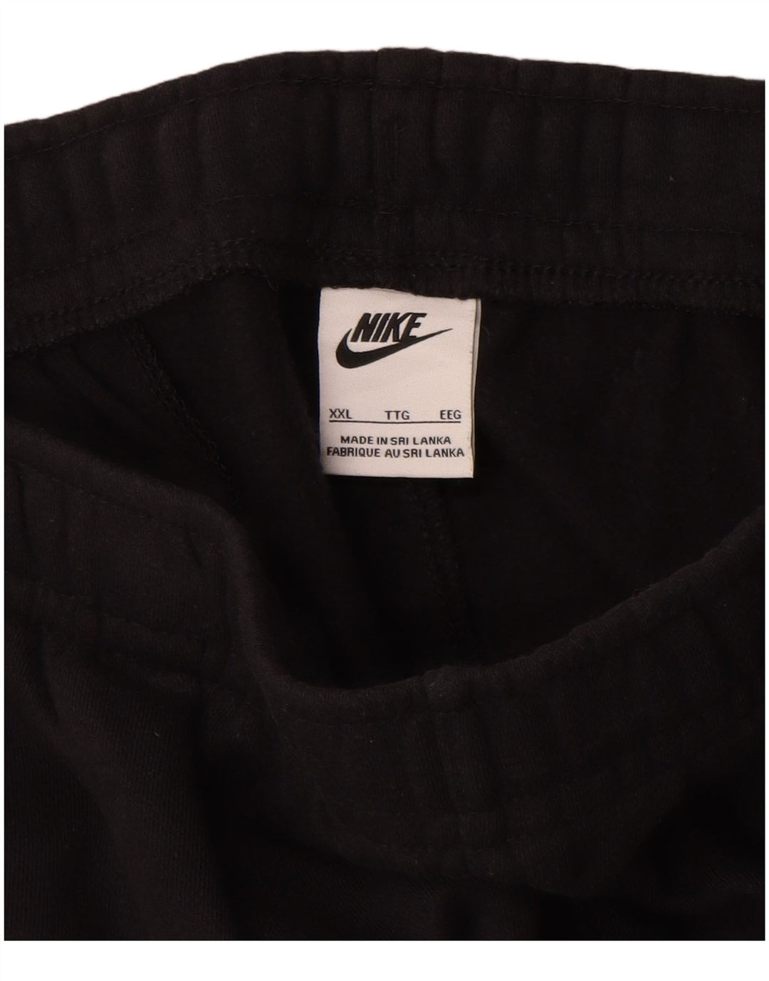 Nike Træningsdragtsbukser til mænd 2XL sort bomuld