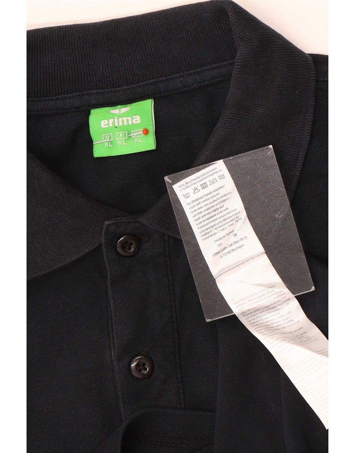 Erima Herre grafisk poloshirt XL sort bomuld