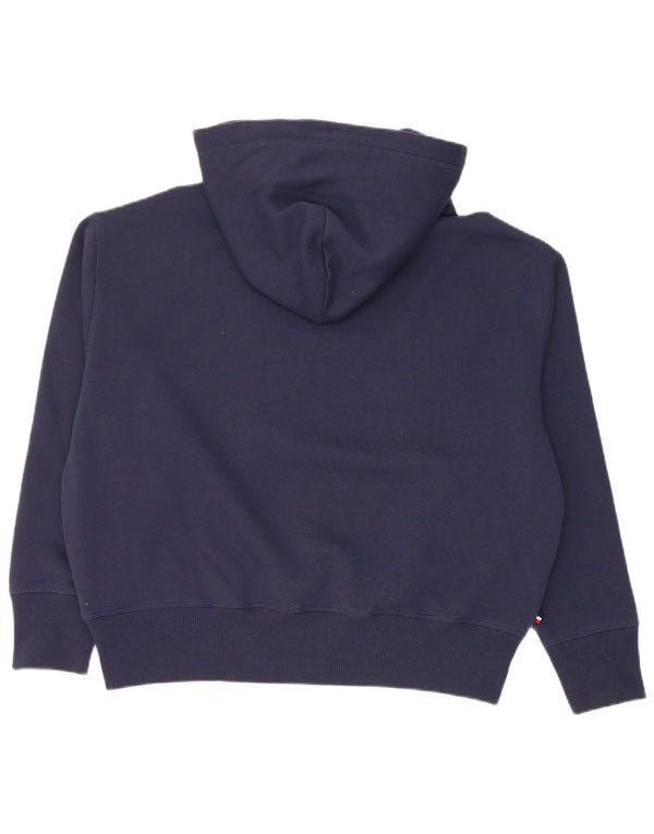Tommy Hilfiger Grafisk hættetrøje til kvinder UK 14 Medium Navy Blue