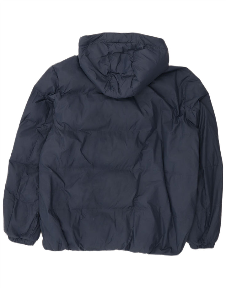 Tommy Hilfiger Herre hættepolstret jakke UK 46 2XL Navy Blue Polyester