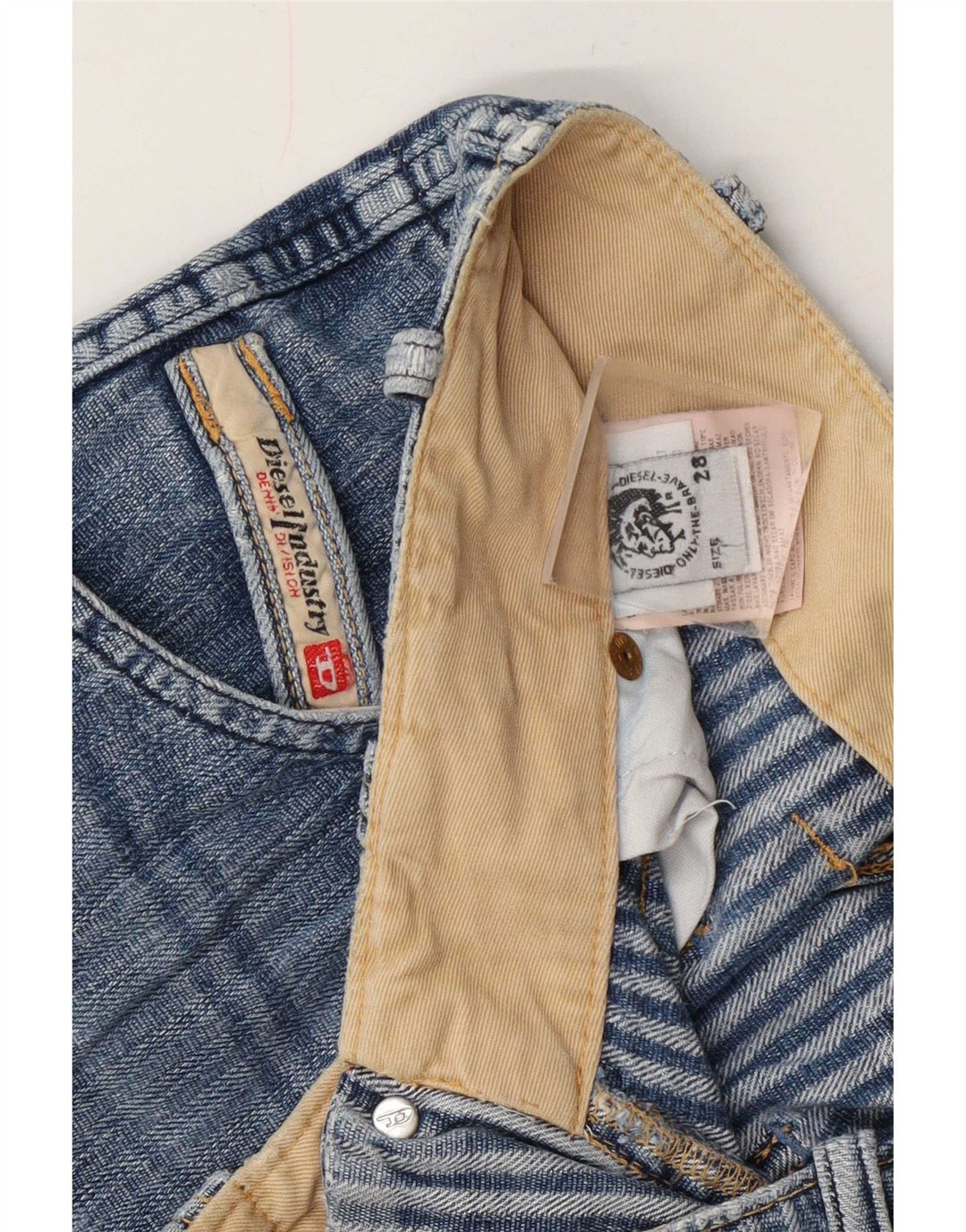 Diesel Dame Bootcut Jeans W28 L34 Blå Bomuld