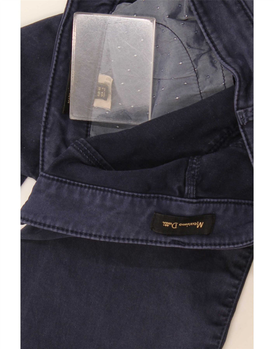 Massimo Dutti Dame Slim Jeans EU 40 Medium W30 L30 Navy Blue