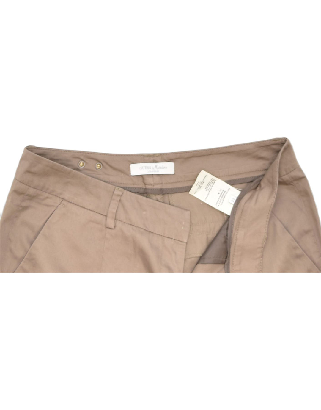 GUESS Womens Tapered Chino Trousers IT 44 Medium W30 L27 Brown Classic | Vintage | Thrift | Second-Hand | Used Clothing | Messina Hembry 
