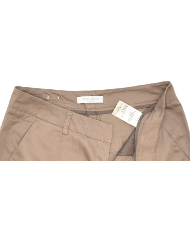 GUESS Womens Tapered Chino Trousers IT 44 Medium W30 L27 Brown Classic | Vintage | Thrift | Second-Hand | Used Clothing | Messina Hembry 