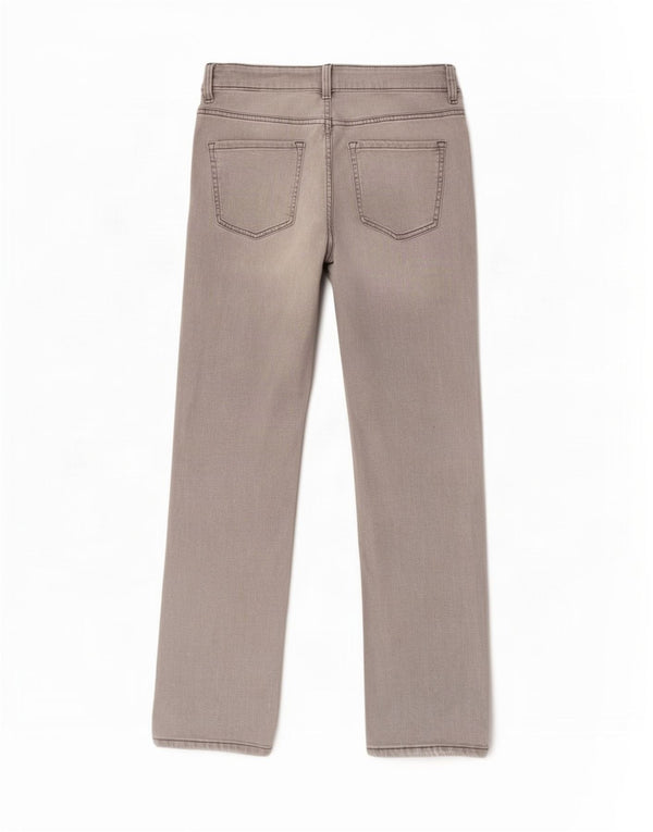 Marks & Spencer Dame The Sienna Straight Jeans UK 12 Medium W30 L27 Grå