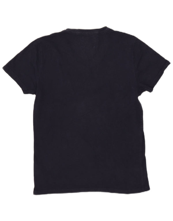 Superdry Herre T-shirt Top Medium Marineblå Bomuld
