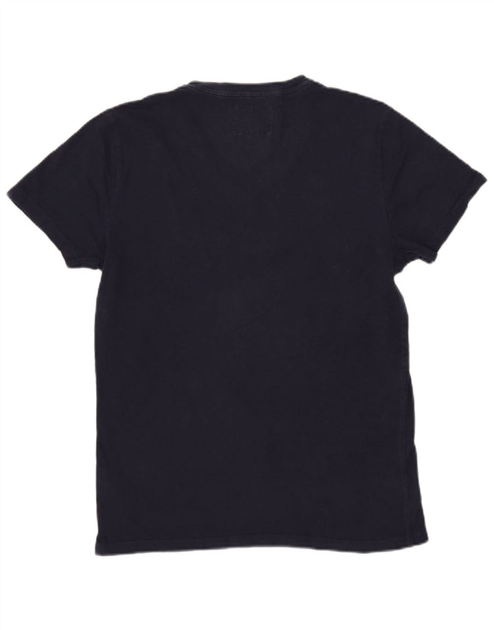 Superdry Herre T-shirt Top Medium Marineblå Bomuld