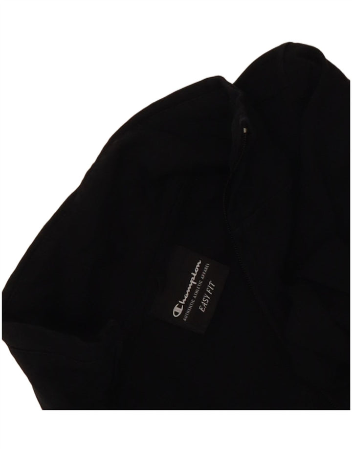 Champion Dame Easy Fit Træningsdragt Top Jacket UK 10 Small Black