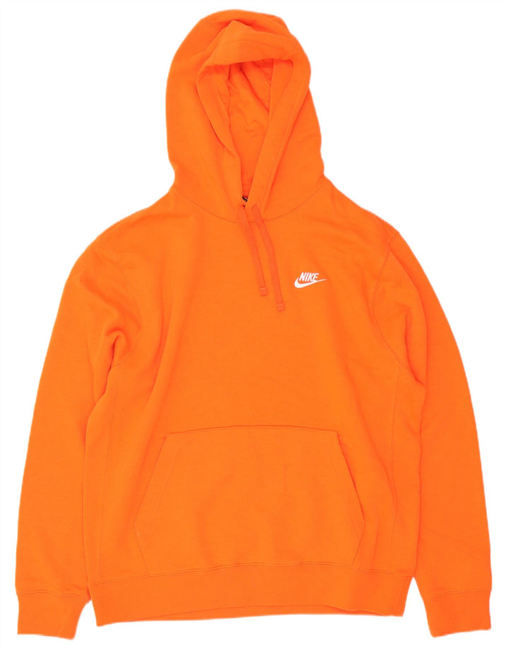 Nike Herre hættetrøje Jumper Large Orange Bomuld