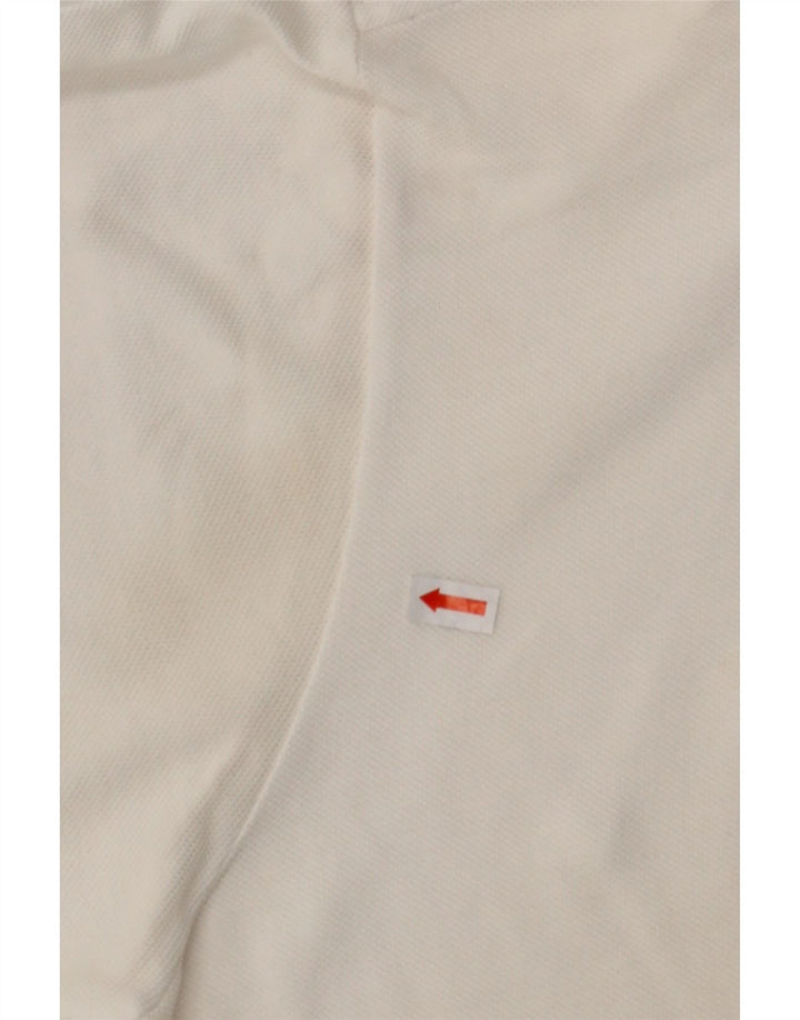 LACOSTE Mens Polo Shirt Size 4 Medium White Cotton Vintage Lacoste and Second-Hand Lacoste from Messina Hembry 