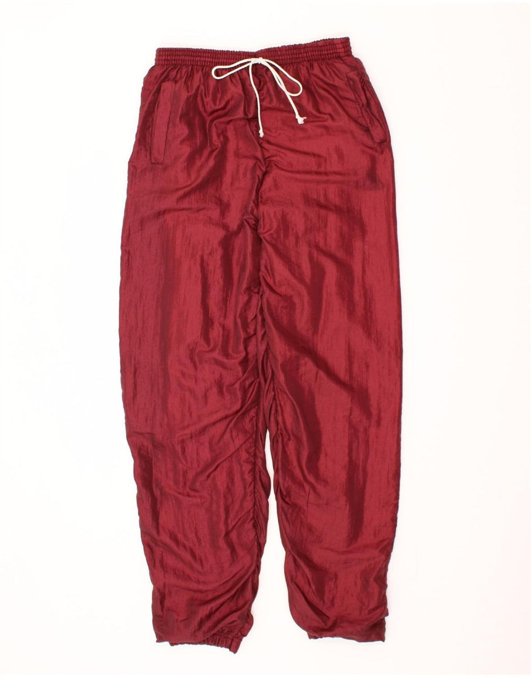 VINTAGE Womens Tracksuit Trousers Joggers IT 52 2XL Maroon Vintage Vintage and Second-Hand Vintage from Messina Hembry 