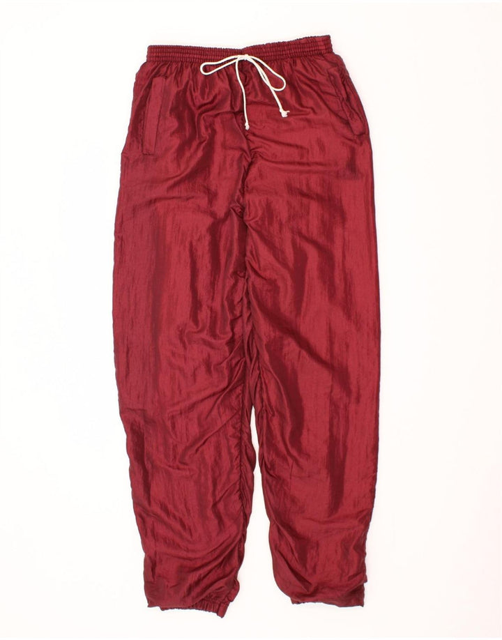 VINTAGE Womens Tracksuit Trousers Joggers IT 52 2XL Maroon Vintage Vintage and Second-Hand Vintage from Messina Hembry 