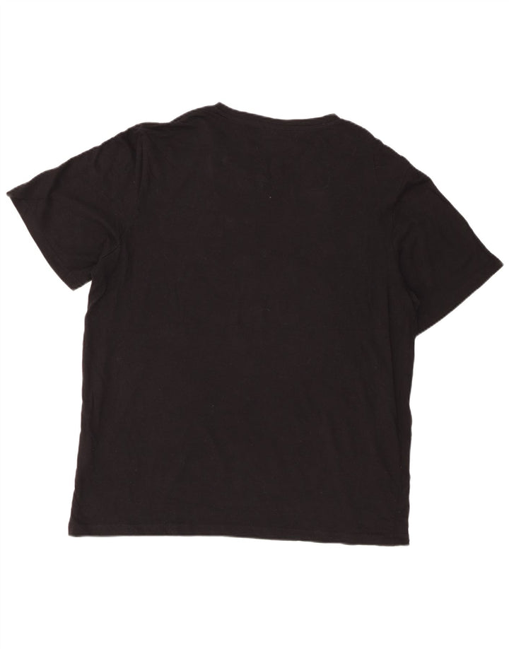 Jack & Jones Herre Miami Grafisk T-Shirt Top XL Sort Bomuld