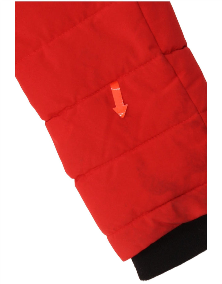 Superdry Womens Oversized Polstret hættejakke UK 10 Lille rød polyester