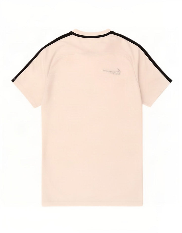 Nike Herre Dri Fit T-Shirt Top Lille hvid polyester