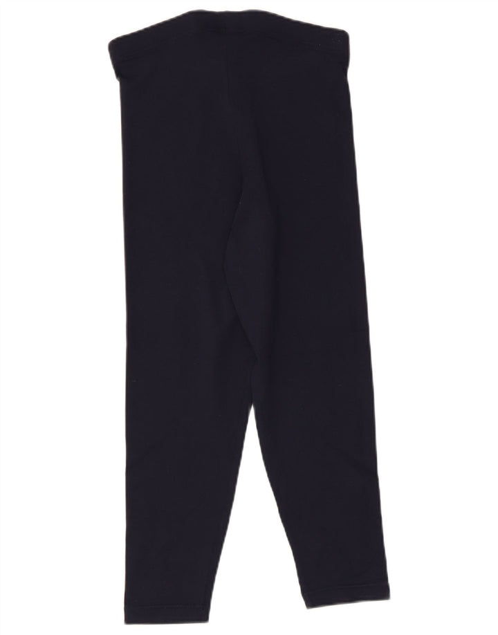 Adidas Dame Leggings UK 14 Large Navy Blue Polyamide