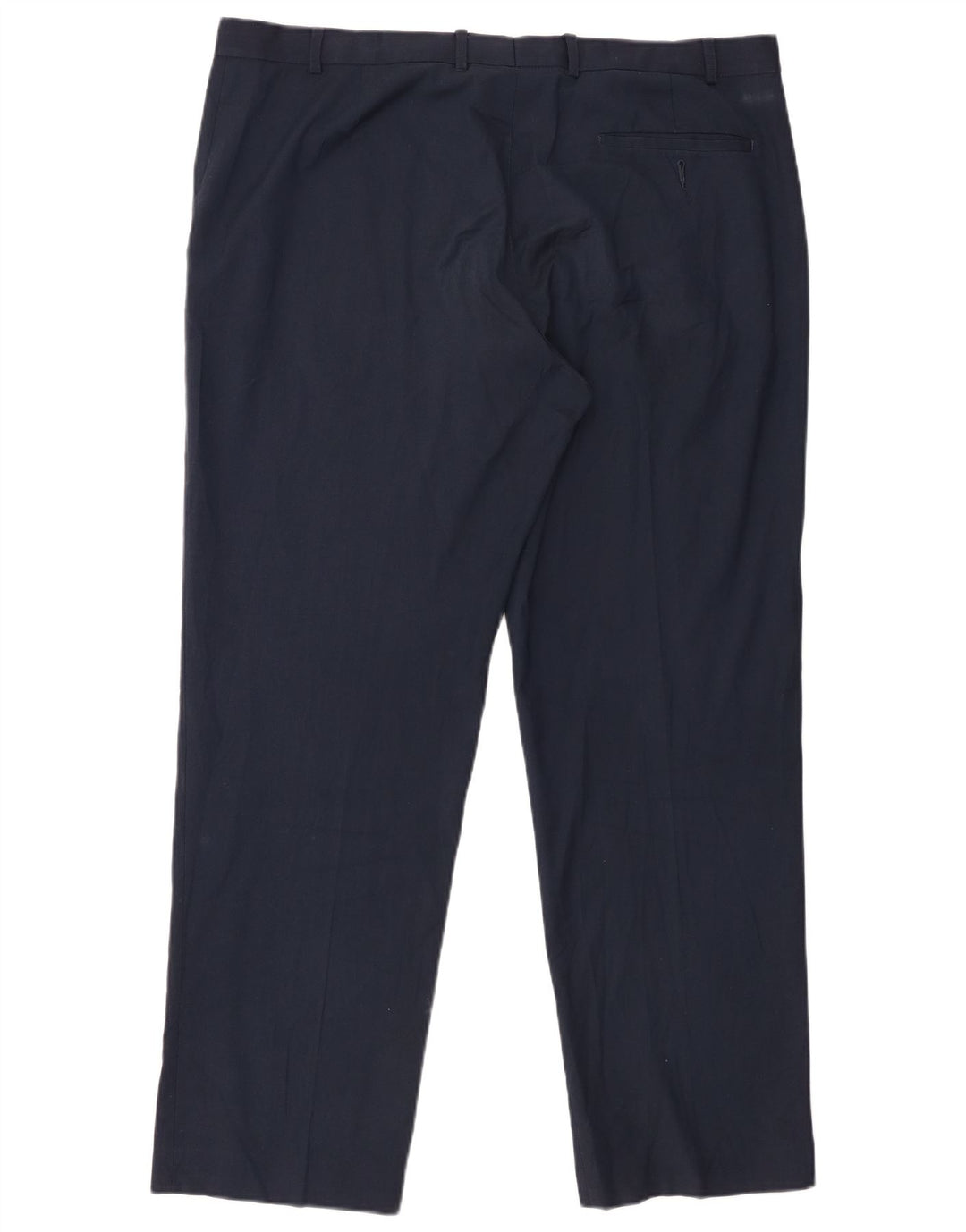 Marks & Spencer Herre Regular Suit Bukser W40 L31 Marineblå polyester