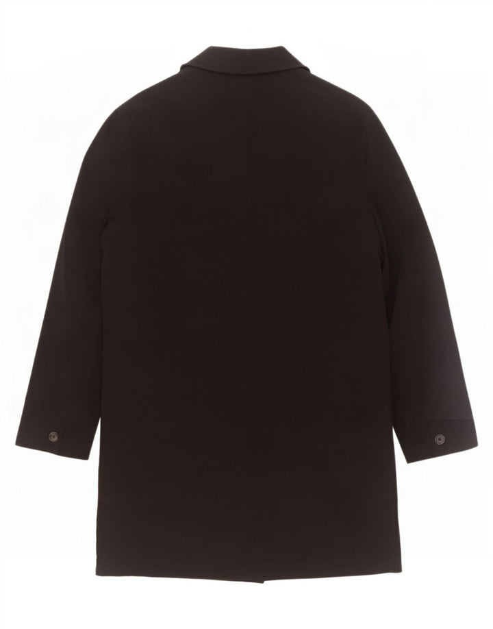 Calvin Klein Herre Overfrakke UK 38 Medium Sort Polyester