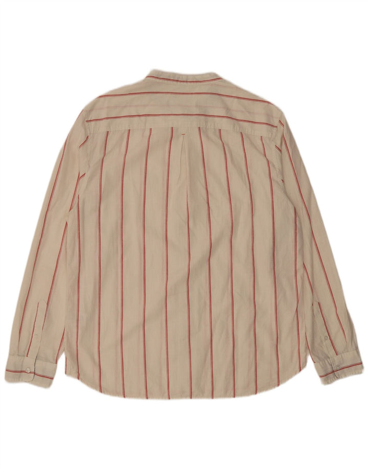 White Stuff Herre Classic Fit skjorte XL Hvid stribet bomuld