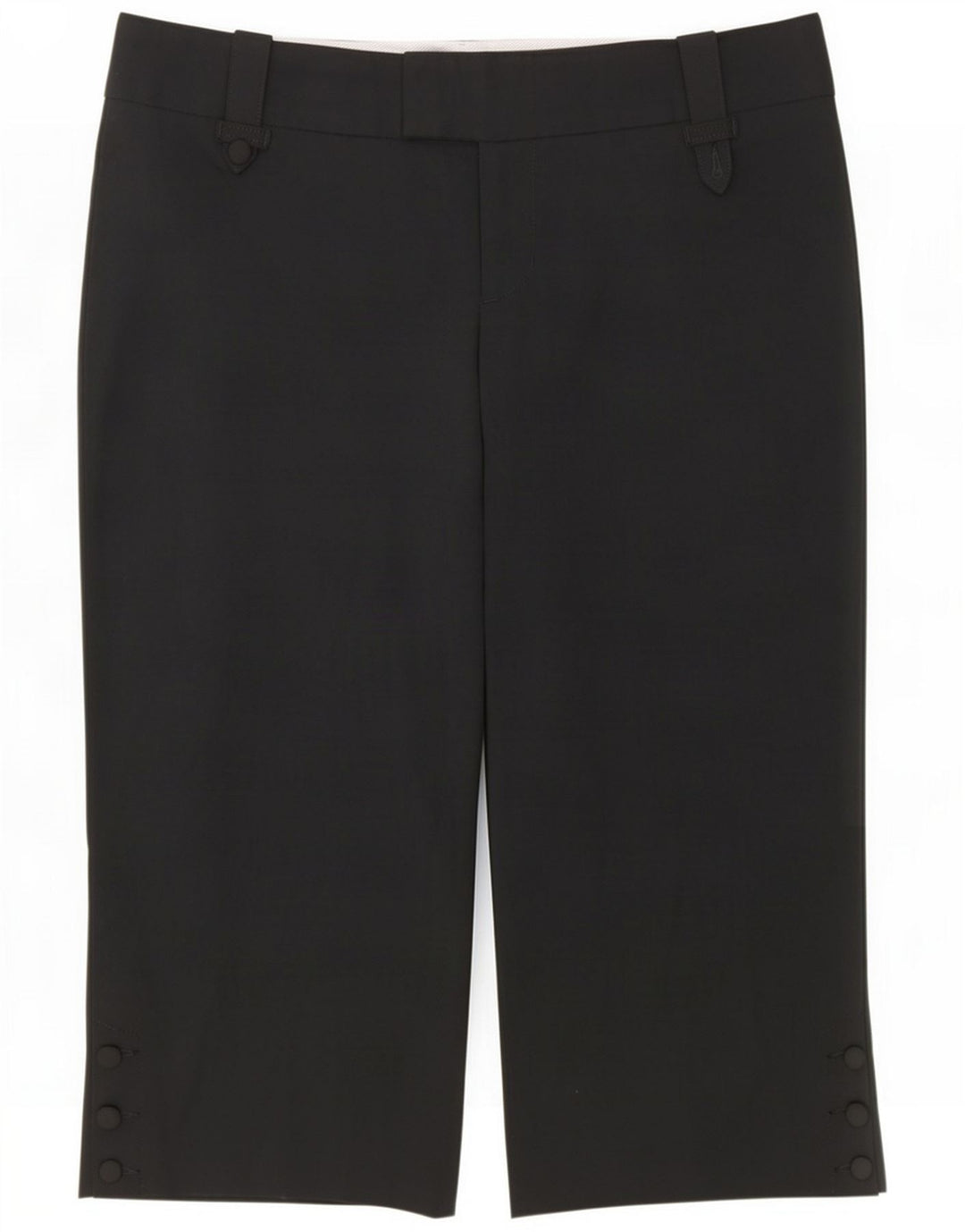 Mossimo Dame Capri Bukser US 12 Large W34 L21 Sort Polyester