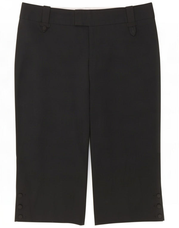 Mossimo Dame Capri Bukser US 12 Large W34 L21 Sort Polyester