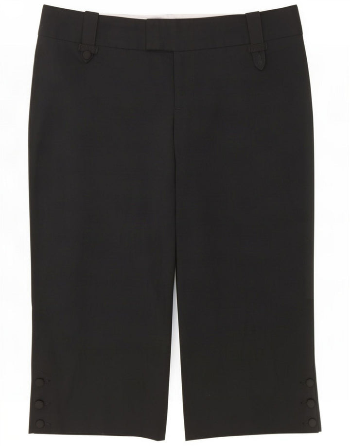 Mossimo Dame Capri Bukser US 12 Large W34 L21 Sort Polyester