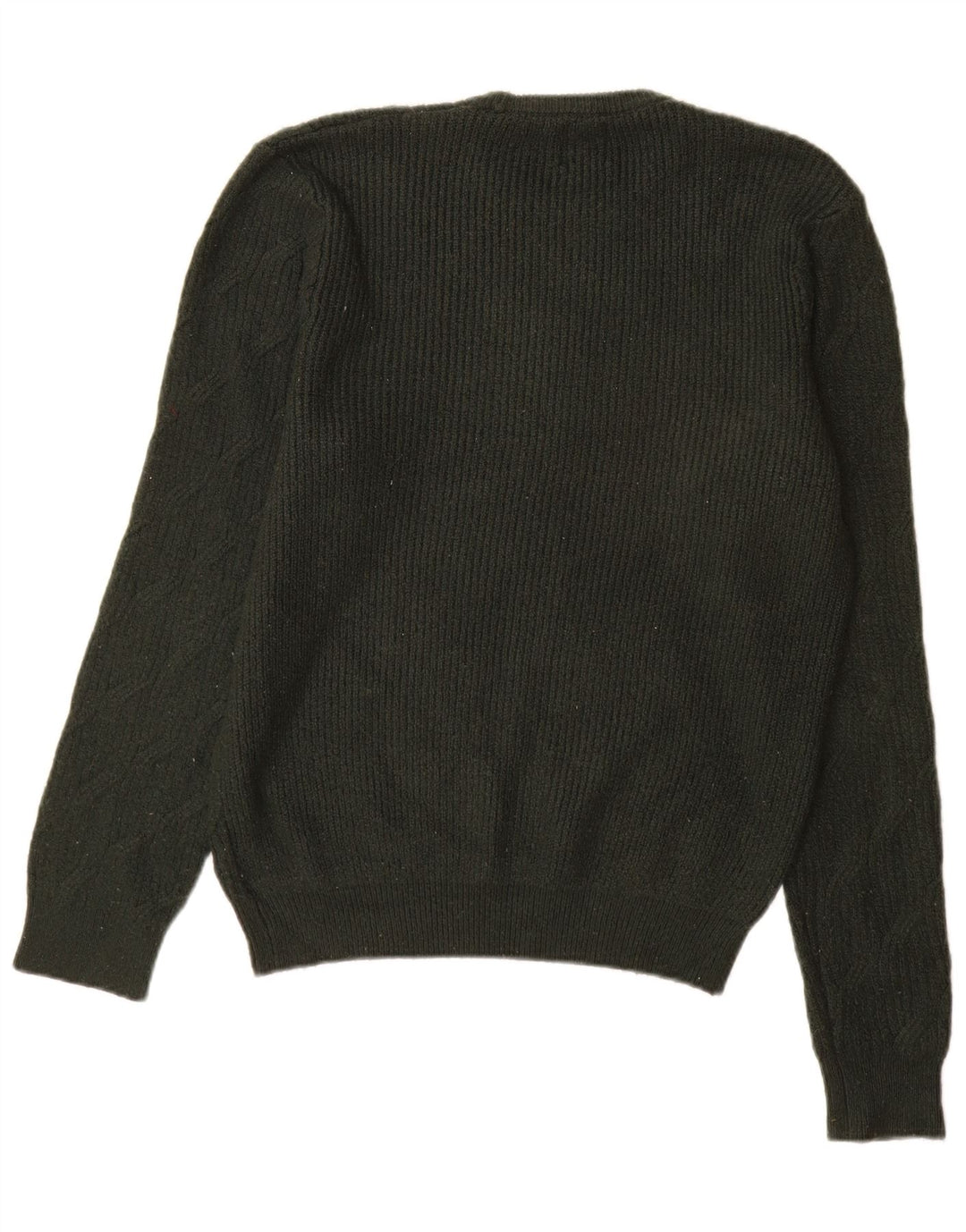 Marks & Spencer Herre sweater med rund hals, mellemgrøn polyamid