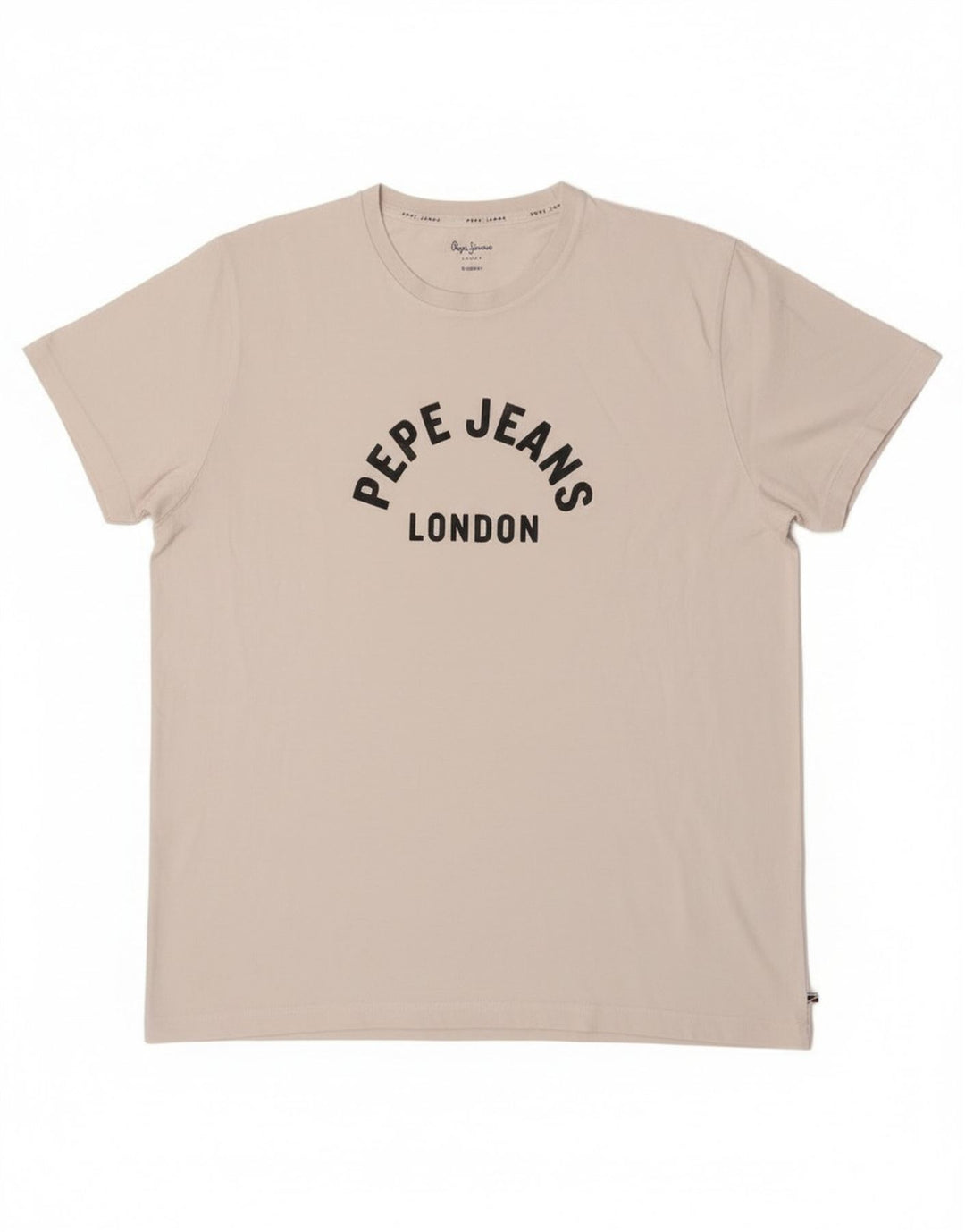 PEPE Jeans Herre Regular Graphic T-Shirt Top XL Hvid Bomuld