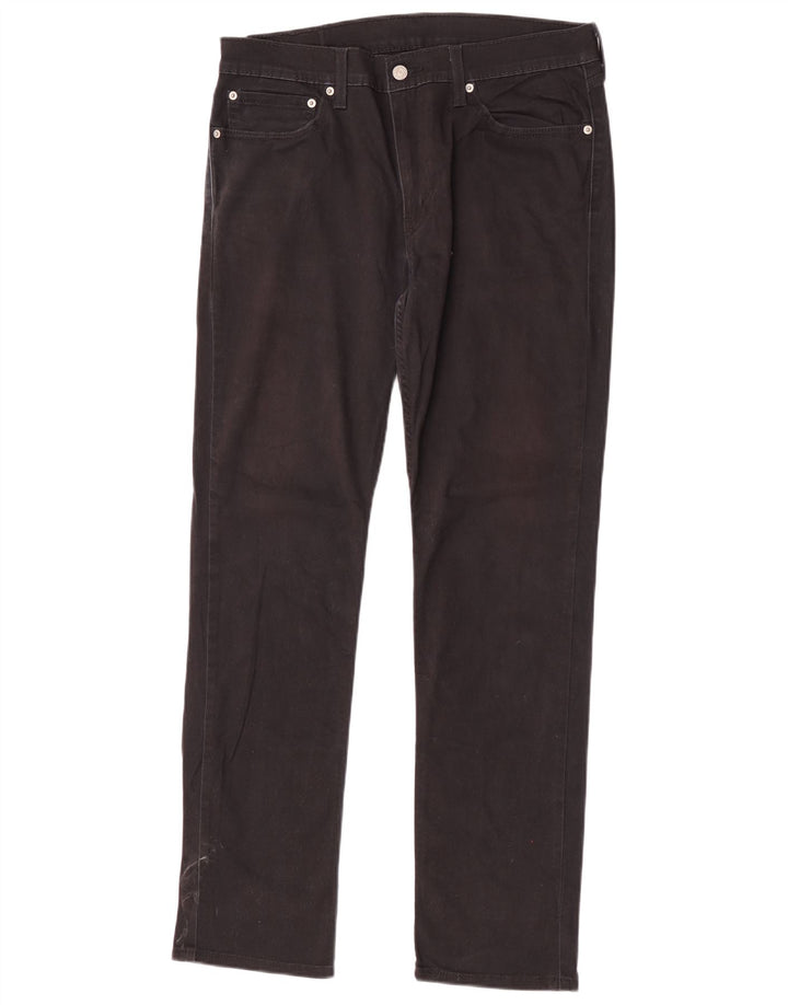 Levi's Herre 511 Slim Jeans W34 L32 Sort Bomuld
