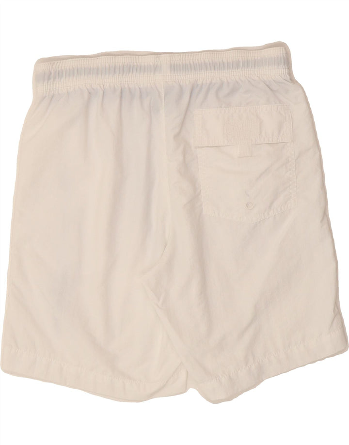 CHAMPION Mens Graphic Sport Shorts Small  White Vintage Champion and Second-Hand Champion from Messina Hembry 