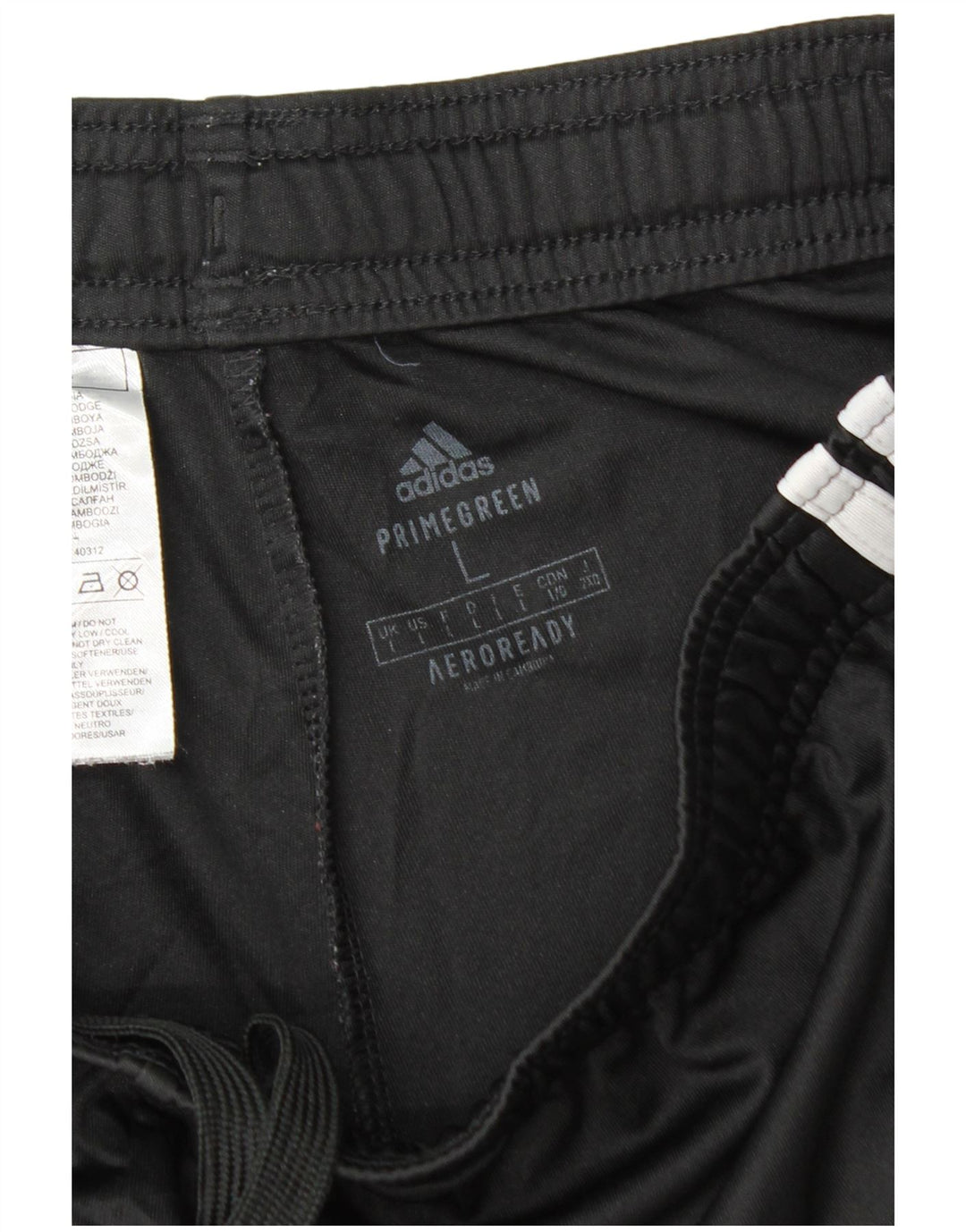 Adidas Aeroready Sportsshorts til mænd store sorte polyester