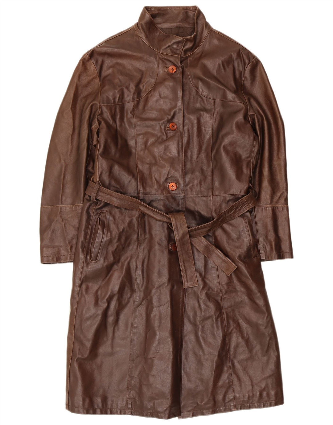 Masterpelle Dame Læderfrakke IT 48 XL Brun