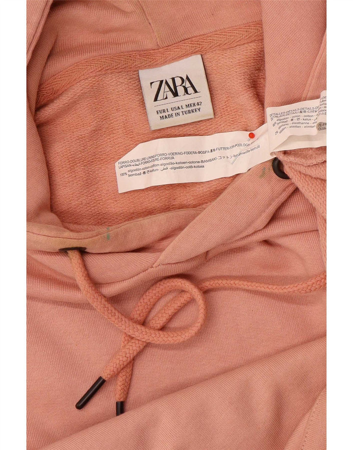 Zara Herre hættetrøje Jumper Large Pink Bomuld