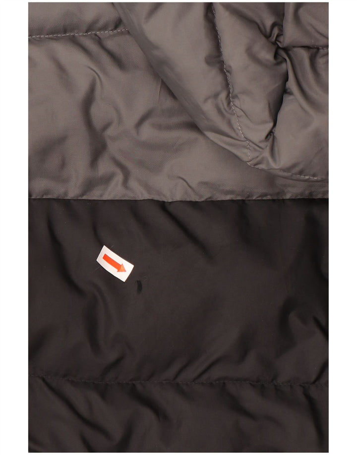 Adidas drenge hættejakke polstret 13-14 år Sort Colourblock Polyester