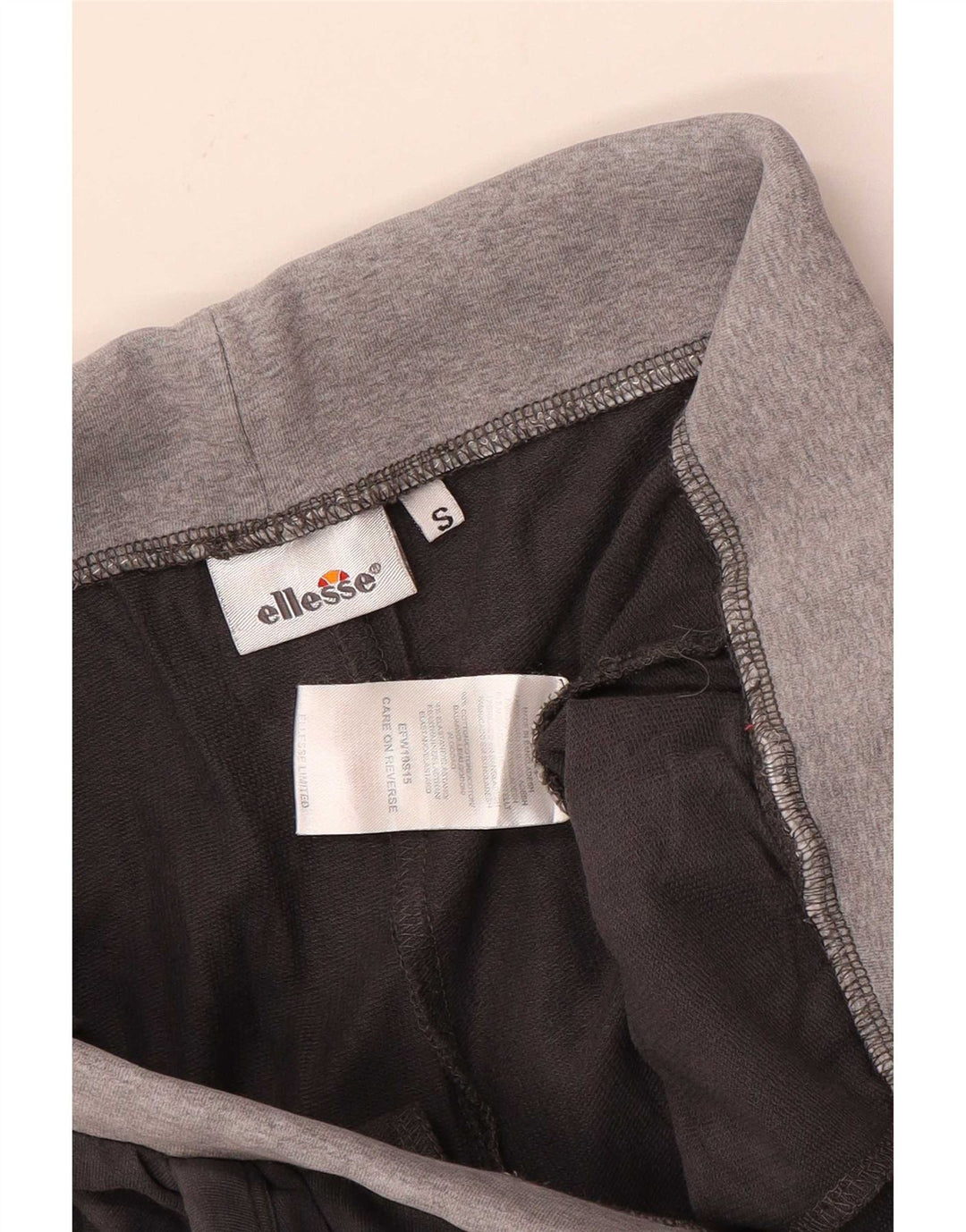 Ellesse Dame træningsdragt Bukser Joggers Små Grå Colourblock Bomuld