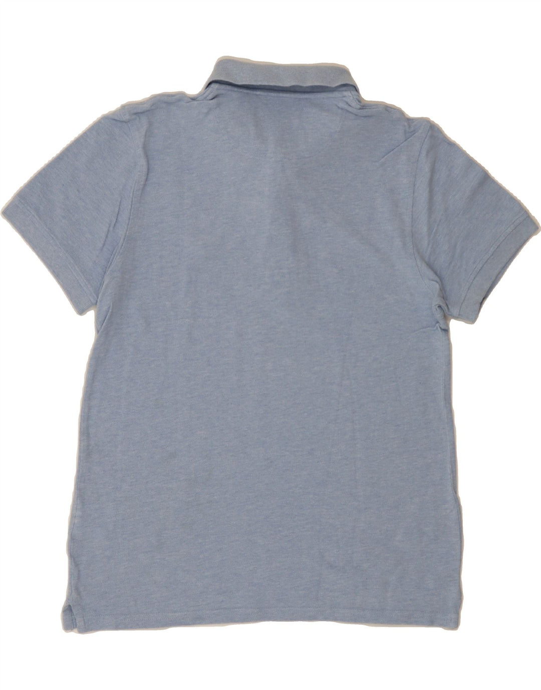 LYLE & SCOTT Mens Polo Shirt Medium Blue Cotton Vintage Lyle & Scott and Second-Hand Lyle & Scott from Messina Hembry 
