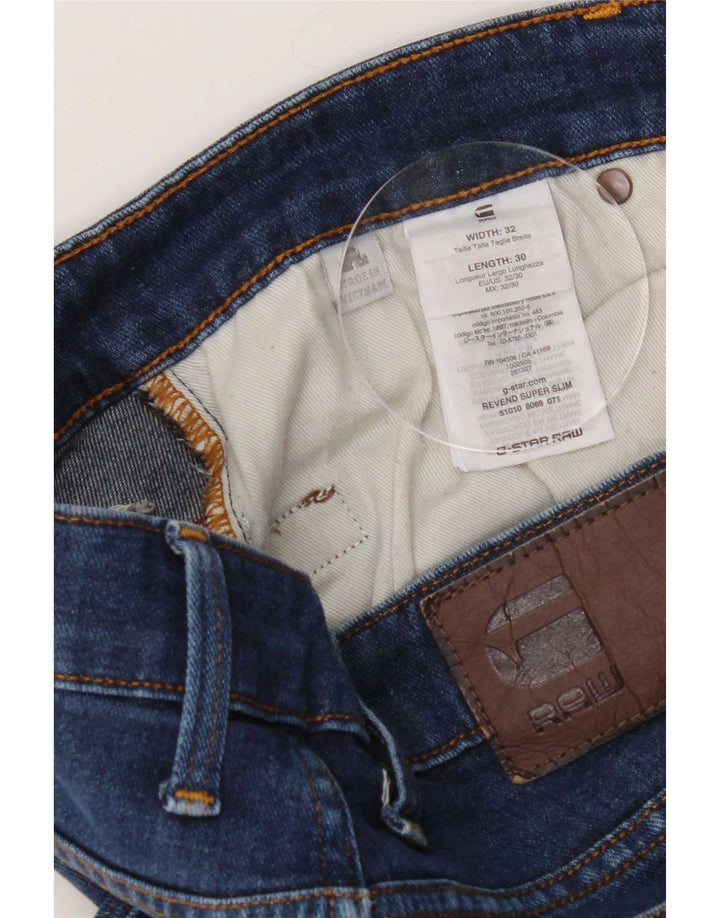 G-Star Herre Revend Super Slim Jeans W32 L30 Blå Bomuld
