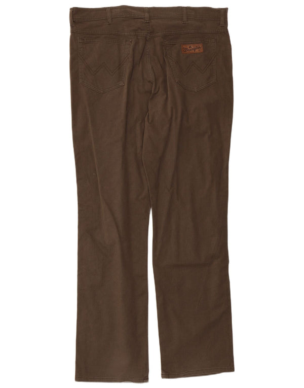 Wrangler Straight Casual Bukser til mænd W40 L33 Beige sildeben