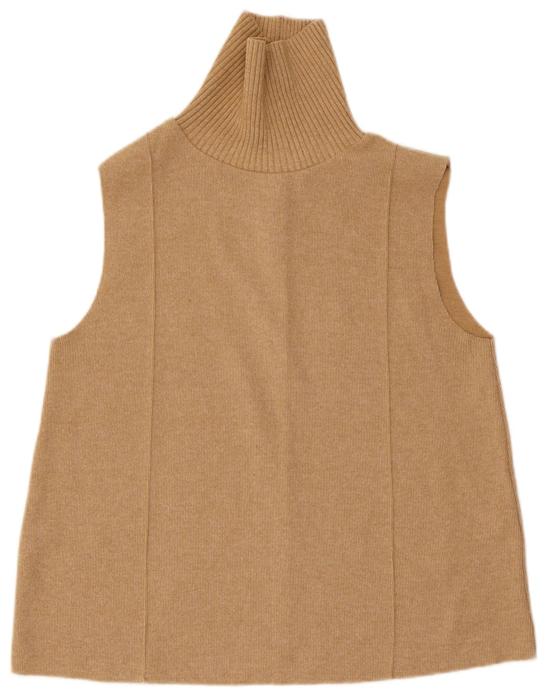 Zara Damevest Top UK 12 Medium Beige Bomuld