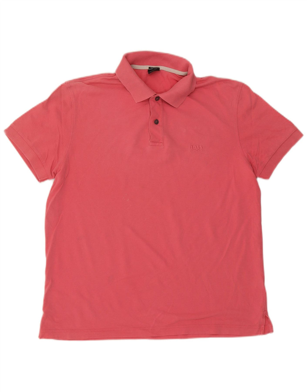 Hugo Boss Herre Regular Fit Polo Shirt Stor Rød Bomuld