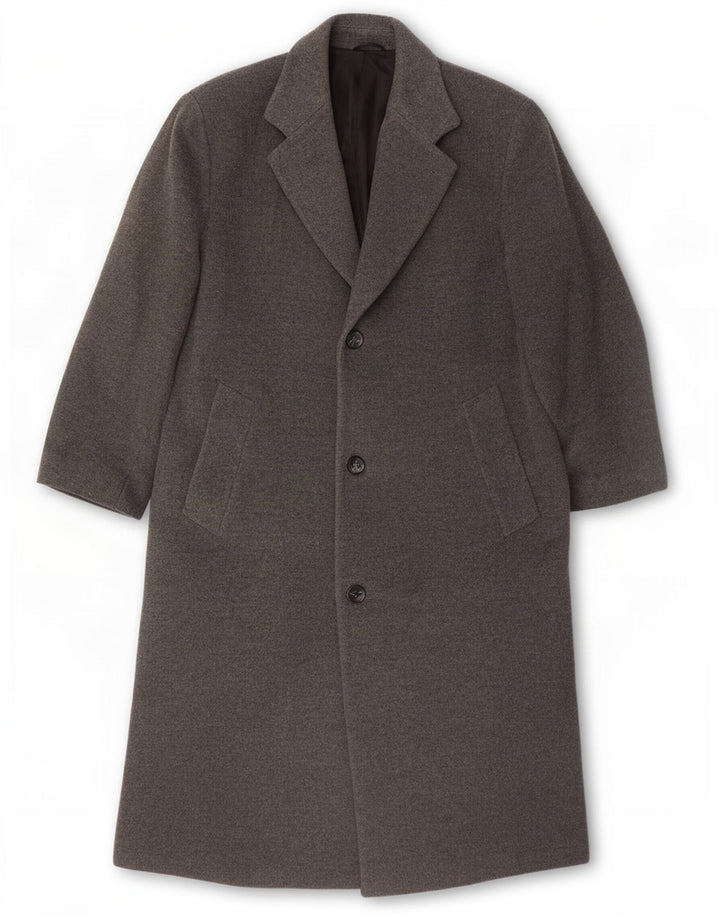 Hugo Boss Herre Overfrakke UK 38 Medium Grå