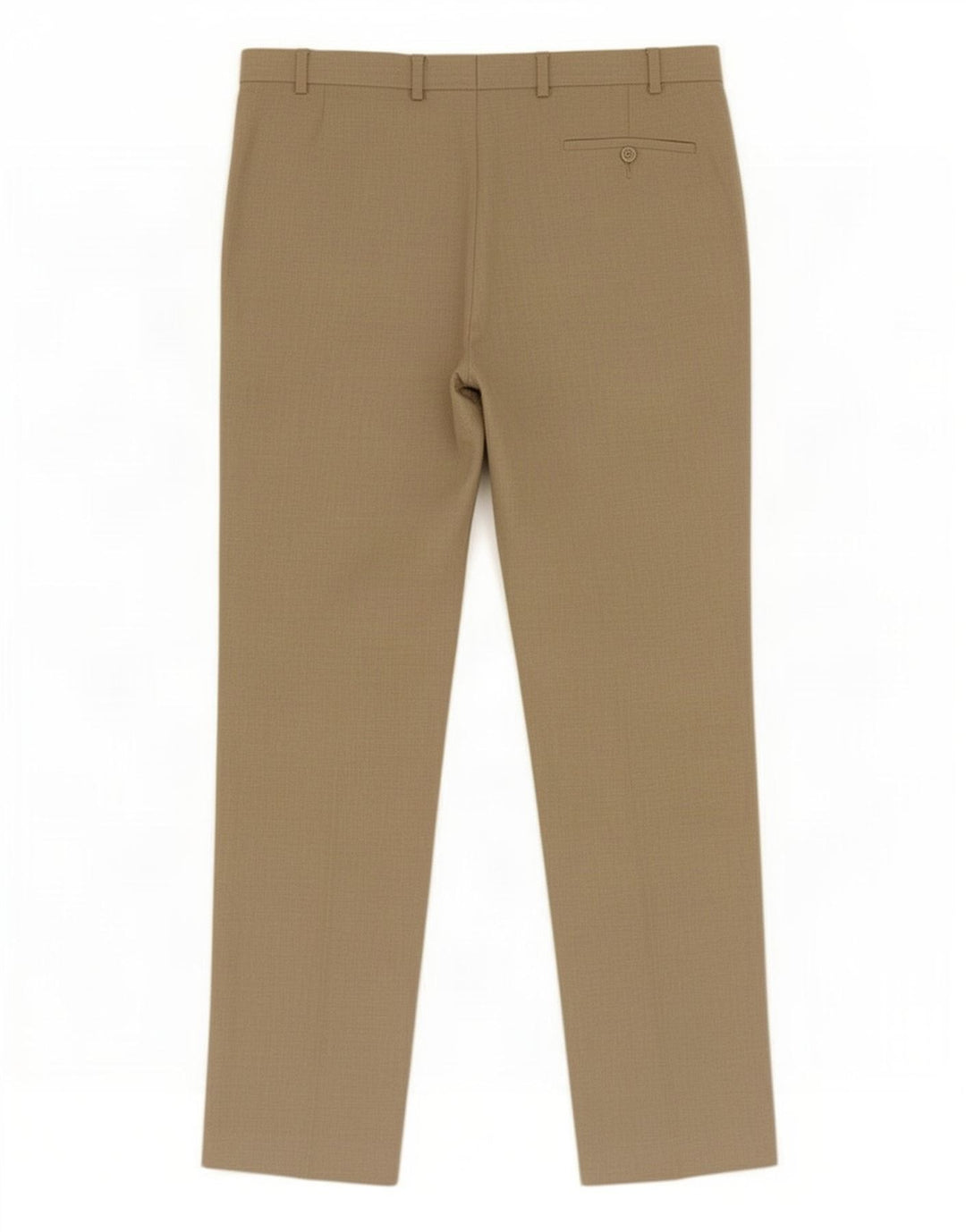 Marks & Spencer Straight Suit Bukser til mænd W38 L33 Beige Polyester